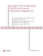 Preview for 1 page of Keysight N5231A Option 200 Installation Note