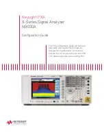 Keysight N9030A-503 Configuration Manual предпросмотр