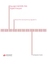 Keysight N9032B PXA Manual предпросмотр