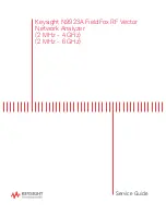 Предварительный просмотр 1 страницы Keysight N9923A Service Manual