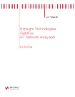 Keysight N9923A User Manual предпросмотр