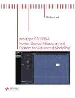 Preview for 1 page of Keysight PD1000A Startup Manual