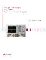 Keysight PNA N5221A Configuration Manual preview