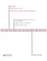 Keysight PNA-X N5244A Service Manual предпросмотр