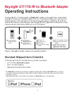 Preview for 1 page of Keysight U1117A Operating Instructions Manual