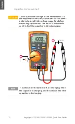 Preview for 12 page of Keysight U1231A Quick Start Manual