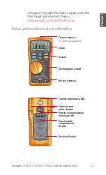 Preview for 21 page of Keysight U1231A Quick Start Manual