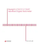 Preview for 1 page of Keysight U1241C Service Manual