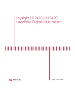 Keysight U1241C User Manual предпросмотр