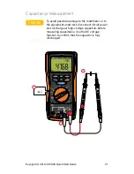 Предварительный просмотр 21 страницы Keysight U1281A Quick Start Manual