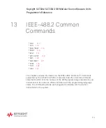 Предварительный просмотр 111 страницы Keysight u2722a Programmer'S Reference Manual