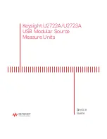 Keysight u2722a Service Manual предпросмотр