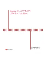 Keysight U7227A Operating And Service Manual предпросмотр