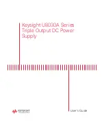 Preview for 2 page of Keysight U8030A Series User Manual