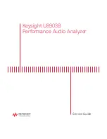 Preview for 1 page of Keysight U8903B Service Manual