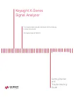 Keysight x-series Getting Started And Troubleshooting preview