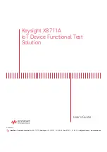 Keysight X8711A User Manual предпросмотр