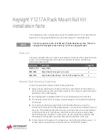 Keysight Y1217A Installation Note preview