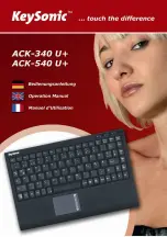 Предварительный просмотр 2 страницы KeySonic ACK-340 U+ Operation Manual