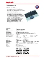 Preview for 3 page of KeySonic ACK-540 RF Operation Manual