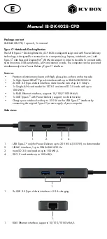 Предварительный просмотр 6 страницы KeySonic Icy Box IB-DK4028-CPD User Manual