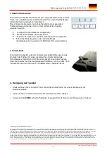 Preview for 6 page of KeySonic INTUITION-XL ACK-5600 ALU+ Operation Manual