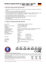 Preview for 3 page of KeySonic KSK-3201 iBT Operation Manual