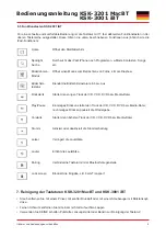 Preview for 9 page of KeySonic KSK-3201 iBT Operation Manual