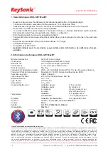 Preview for 18 page of KeySonic KSK-3201 iBT Operation Manual