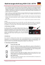 Предварительный просмотр 5 страницы KeySonic KSK-3211 BTM Operation Manual