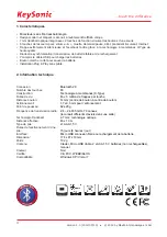 Предварительный просмотр 18 страницы KeySonic KSK-3211 BTM Operation Manual