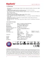 Предварительный просмотр 12 страницы KeySonic KSK-5200 RFM Operation Manual