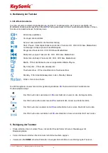 Preview for 5 page of KeySonic KSK-6000U Operation Manual