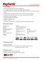 Preview for 7 page of KeySonic KSK-6001 UEL Operation Manual