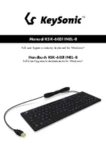 Preview for 1 page of KeySonic KSK-6031INEL-B Manual