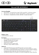 Preview for 7 page of KeySonic KSK-6031INEL-B Manual