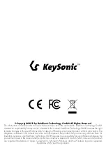 Preview for 12 page of KeySonic KSK-6031INEL-Wh Manual