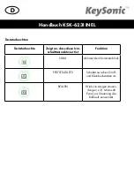 Preview for 9 page of KeySonic KSK-6231INEL Manual