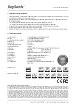 Preview for 2 page of KeySonic KSK-8021 MacUH Operation Manual