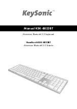 KeySonic KSK-8022BT Manual preview