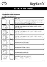 Preview for 8 page of KeySonic KSK-8022BT Manual