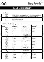 Preview for 9 page of KeySonic KSK-8022BT Manual