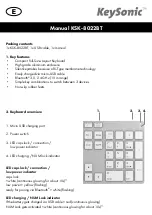 Preview for 12 page of KeySonic KSK-8022BT Manual