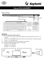 Preview for 8 page of KeySonic KSK-8023BTRF Manual