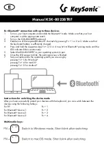 Preview for 9 page of KeySonic KSK-8023BTRF Manual