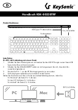 Preview for 14 page of KeySonic KSK-8023BTRF Manual