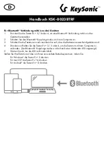 Preview for 15 page of KeySonic KSK-8023BTRF Manual