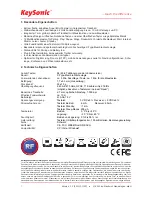 Preview for 2 page of KeySonic Super Mini KSK-3201 RF Operation Manual