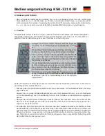 Preview for 5 page of KeySonic Super Mini KSK-3201 RF Operation Manual