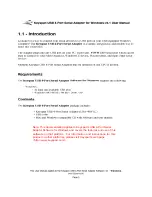 Preview for 2 page of Keyspan USA-49W User Manual